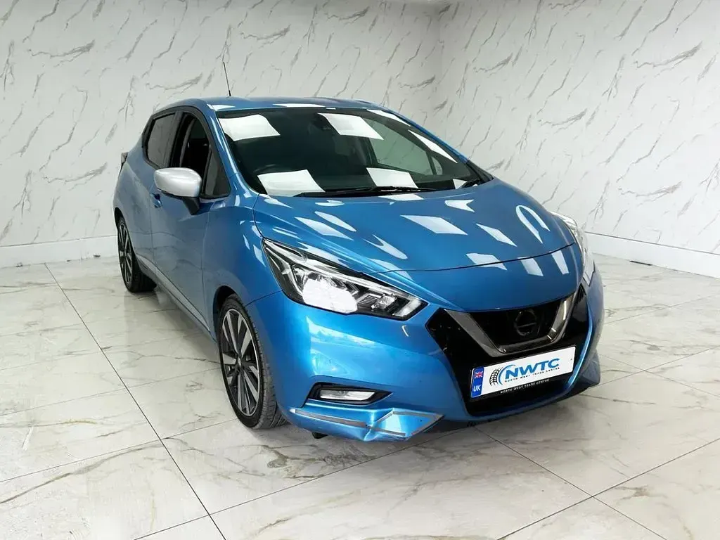 Used Nissan Micra S 90 HP (66 kW) 2017 Blue Hatchback