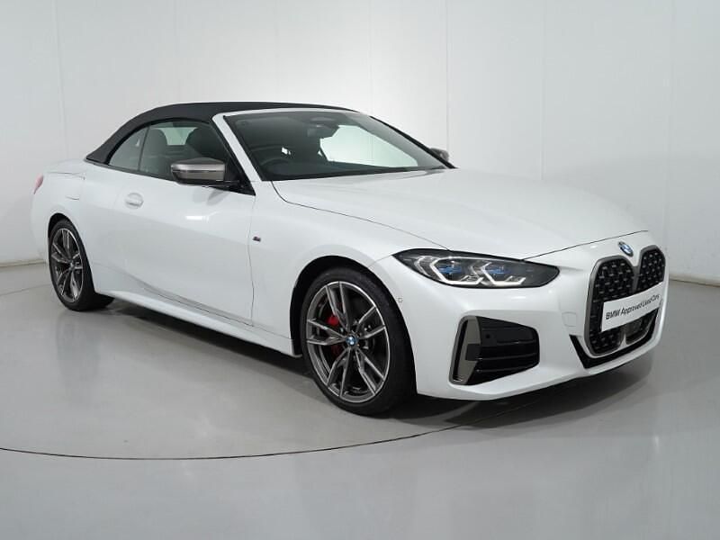 White Used 2021 BMW M440 Comfort Edition Sedan | £38,995 (Good price) - Image 1/4