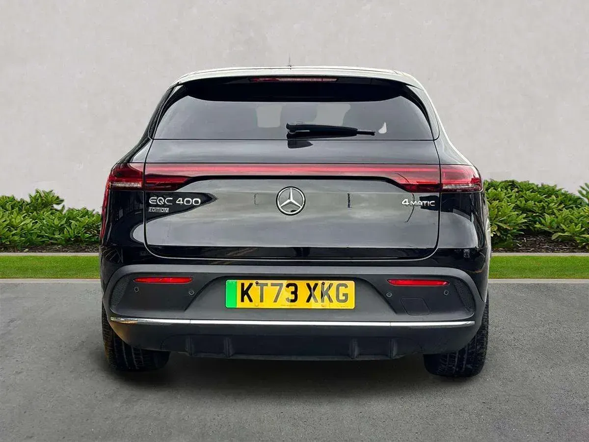 Used Mercedes EQC400 AMG line 300 kW (408 HP) 2023 Black SUV
