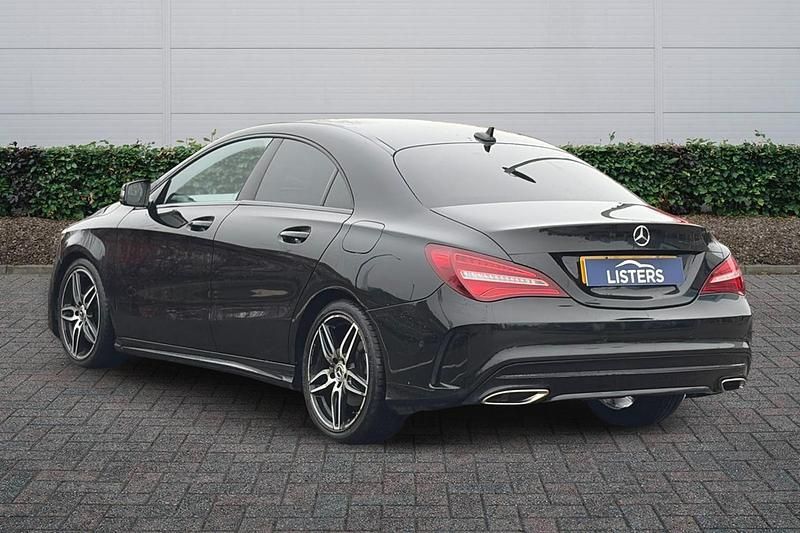 Used Mercedes CLA220 AMG line 2018 Black Sedan