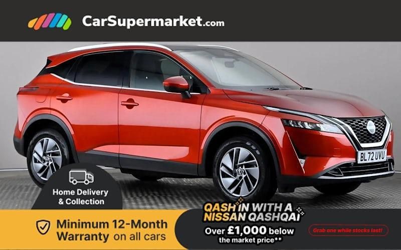 Used Nissan Qashqai Acenta Premium 158 HP (116 kW) 2022 Red SUV
