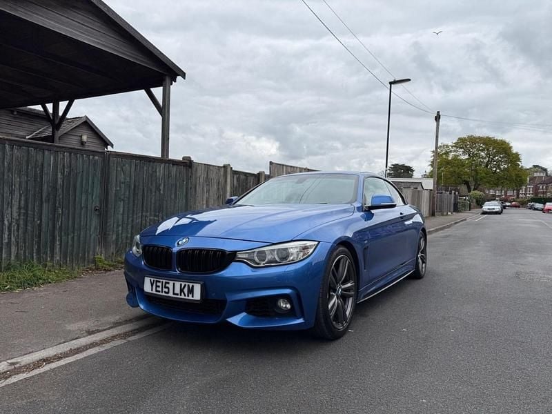 Used BMW 420 M Sport 2015 Blue Cabriolet