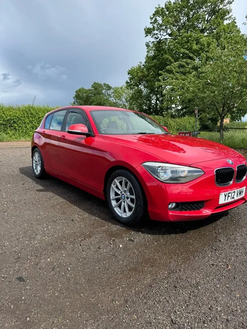 Used BMW 116 Efficient Dynamics 114 HP (83 kW) 2012 Red Hatchback