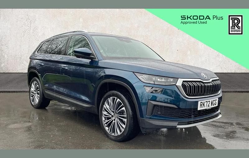 Used Skoda Kodiaq SE L Executive 147 HP (108 kW) 2022 Blue SUV