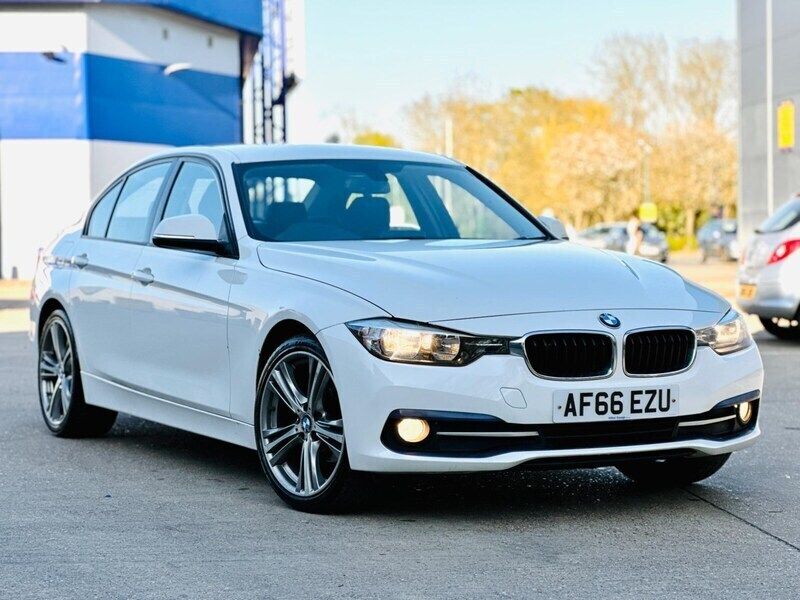 White Used 2016 BMW 318 Sport Line Sedan | £6,495 (Fair price) - Image 1/4