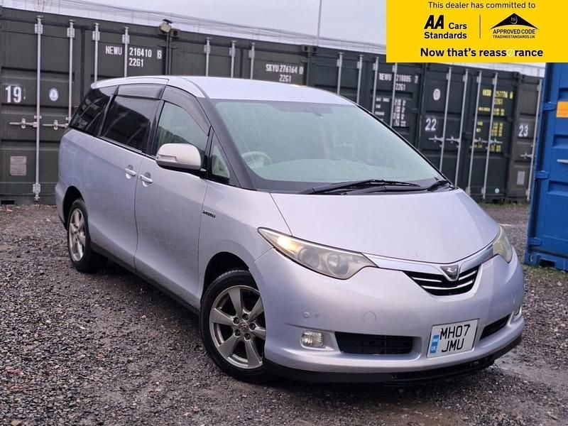 Used Toyota Estima Hybrid 2007 Silver MPV