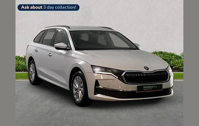 Used Skoda Octavia SE Technology 113 HP (83 kW) 2025 White Estate
