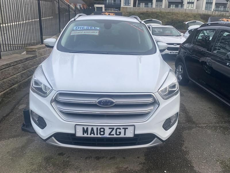 Used Ford Kuga Titanium 120 HP (88 kW) 2018 White SUV