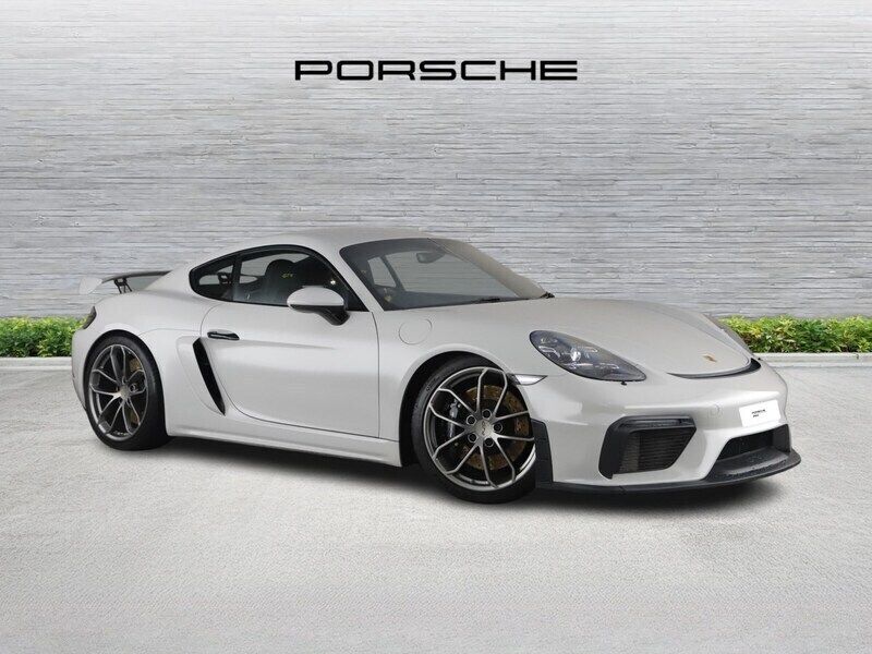 Grey Used 2021 Porsche Cayman GT4 Coupe | £79,900 (Expensive) - Image 1/4