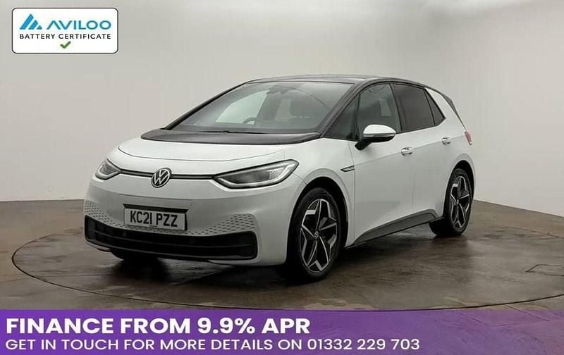 White Used 2021 VW ID.3 Pro Hatchback | £15,985 (Good price) - Image 1/4