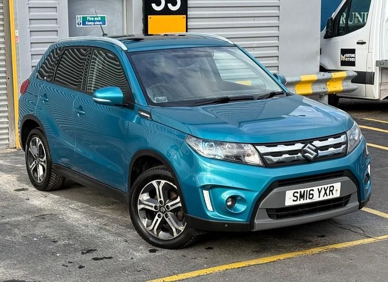 Turquoise Used 2016 Suzuki Vitara SZ5 SUV | £7,699 (Good price) - Image 1/4