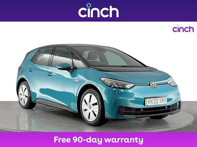 Turquoise Used 2022 VW ID.3 Pro Hatchback | £13,899 (Good price) - Image 1/3