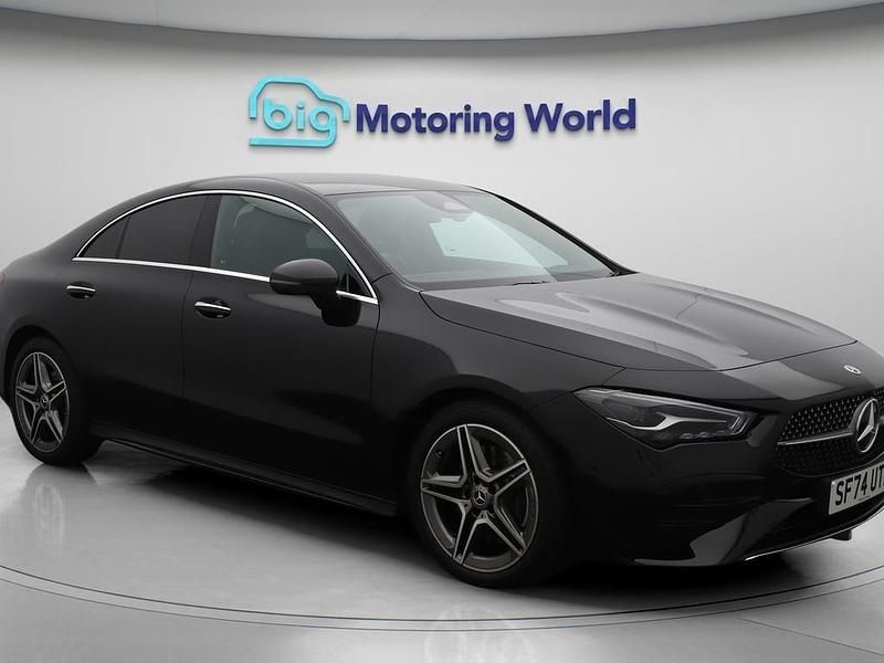 Black Used 2024 Mercedes CLA200 Executive Coupe | £27,700 (Fair price) - Image 1/4