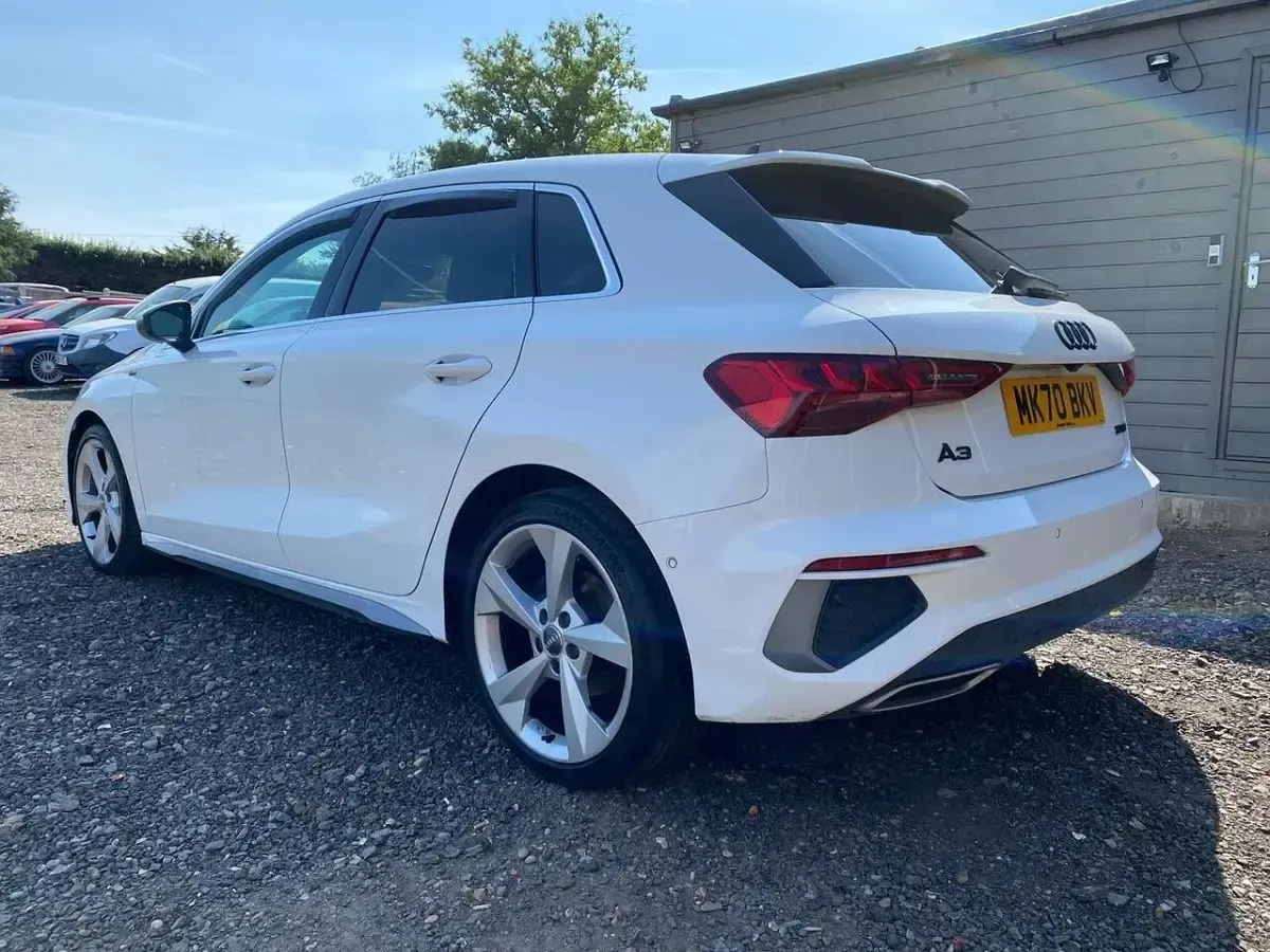 Used Audi A3 S-Line 2020 White Sedan
