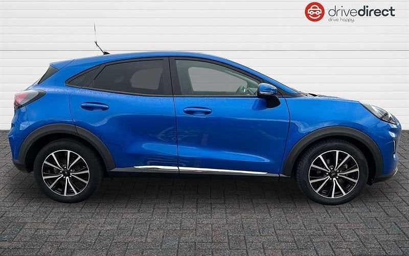 Used Ford Puma Titanium 125 HP (91 kW) 2023 Blue Hatchback