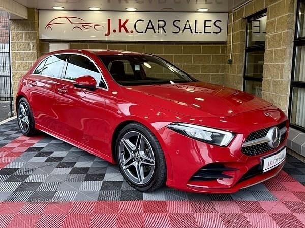 Red Used 2018 Mercedes CLA180 AMG Line Premium Plus Sedan | £15,895 - Image 1/4