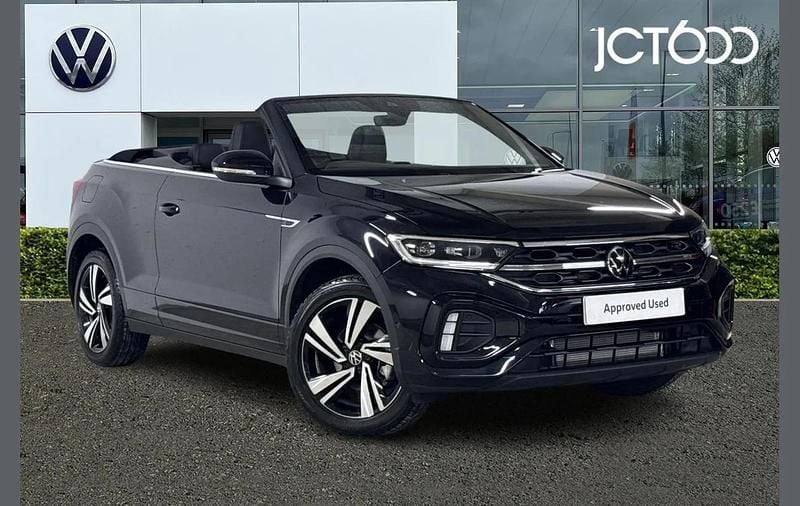 New VW T-Roc Cabriolet R-line 150 HP (110 kW) 2025 Black Cabriolet