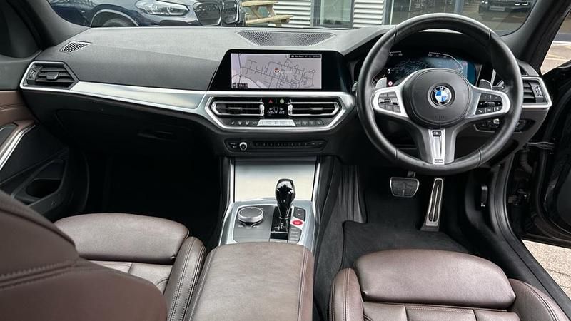 Used BMW 330 M Sport 282 HP (207 kW) 2021 Black Estate