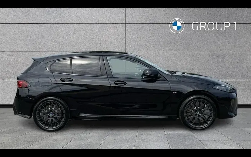 New BMW M135 Performance 296 HP (217 kW) 2026 Black Hatchback