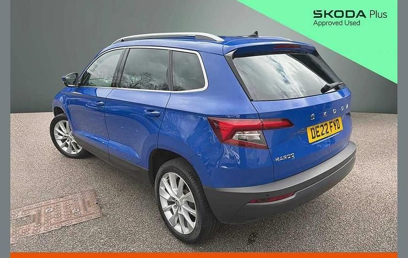Used Skoda Karoq SE L 150 HP (110 kW) 2022 Energy blue SUV