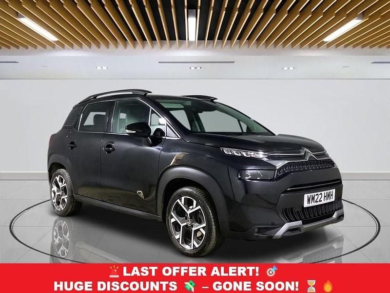 Black Used 2022 Citroën C3 Aircross PureTech SUV | £9,699 (Fair price) - Image 1/4