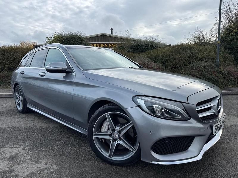 Silver Used 2014 Mercedes C250 AMG Line Premium Estate | £9,895 (Fair price) - Image 1/1