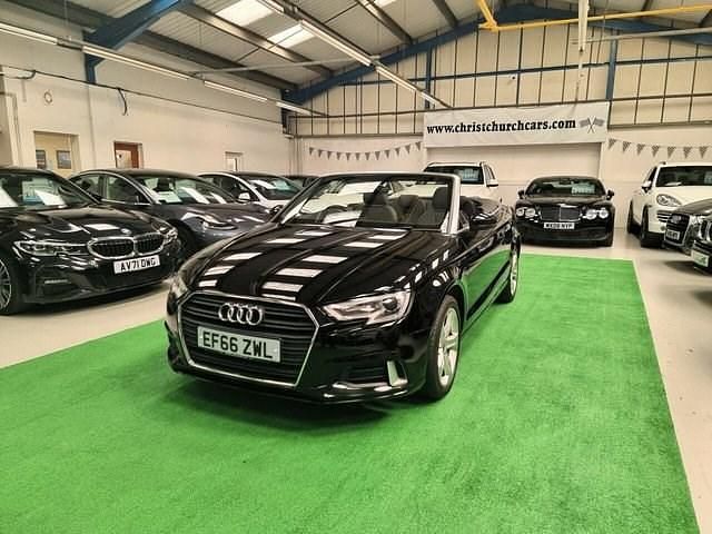 Used Audi Cabriolet Sport 150 HP (110 kW) 2017 Black Cabriolet