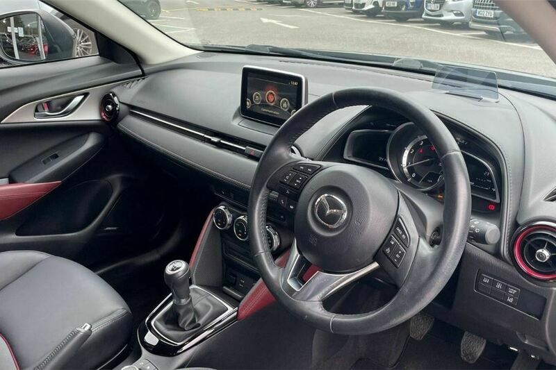 Deep crystal blue Used 2017 Mazda CX-3 Inclusive SUV | £10,740 (Fair price) - Image 1/4