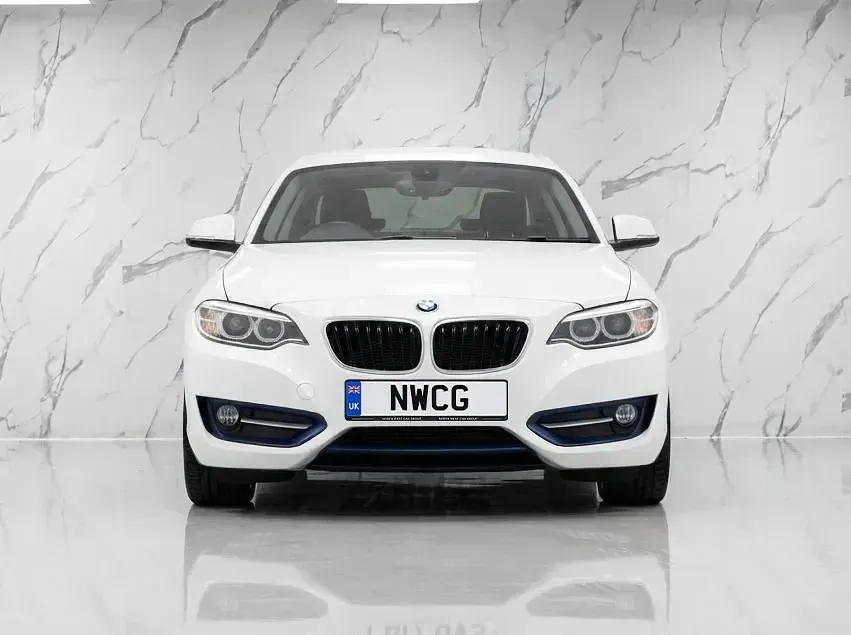 Used BMW 218 Sport Line 136 HP (100 kW) 2017 White Coupe