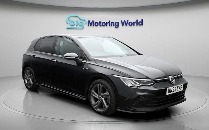 Used VW Golf VIII R-line 150 HP (110 kW) 2023 Black Hatchback
