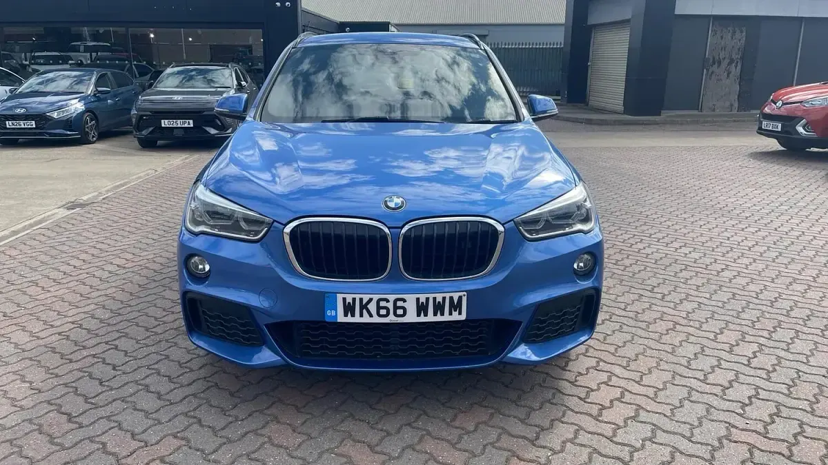 Used BMW X1 M Sport 231 HP (169 kW) 2016 Blue SUV
