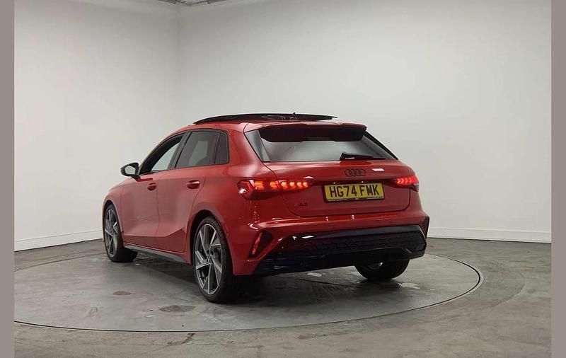 Used Audi A3 Black Edition 147 HP (108 kW) 2024 Red Hatchback