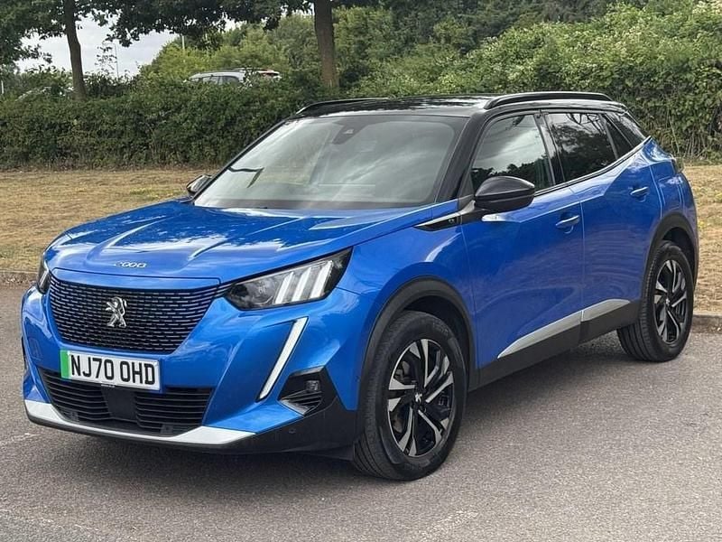Blue Used 2021 Peugeot e-2008 GTi SUV | £11,100 (Fair price) - Image 1/4