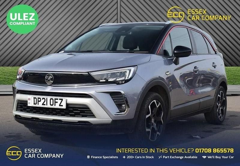 Used Vauxhall Crossland SRi 130 HP (95 kW) 2021 Grey SUV