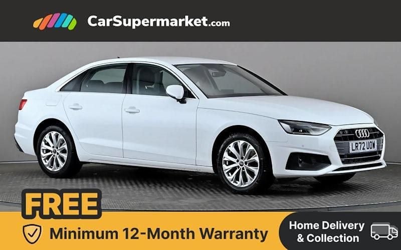 White Used 2022 Audi A4 Comfort Sedan | £18,797 (Good price) - Image 1/4