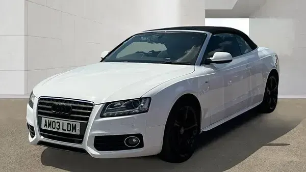Used Audi A5 Cabriolet S-Line 2011 White Cabriolet