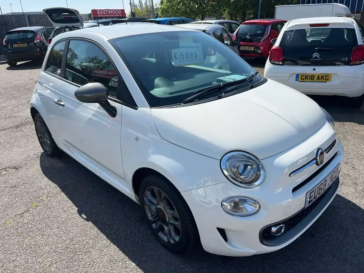 Used Fiat 500S S 2018 White Hatchback