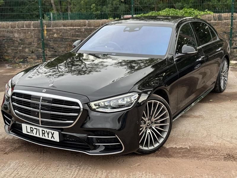 Used Mercedes S500L AMG line 2021 Black Sedan