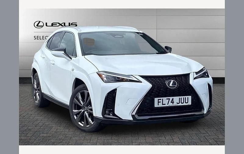 Fsport white Used 2024 Lexus UX 300h Sport Line SUV | £29,990 (Good price) - Image 1/3