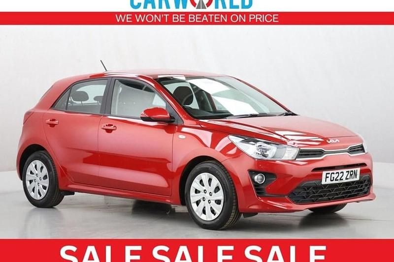 Red Used 2022 Kia Rio Hatchback | £10,700 (Good price) - Image 1/1