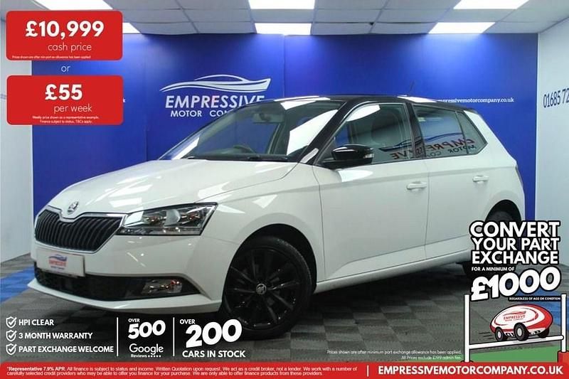 Used Skoda Fabia Colour Edition 60 HP (44 kW) 2019 White Hatchback