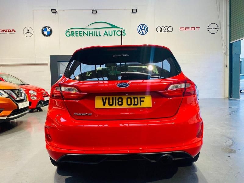 Used Ford Fiesta ST-Line X 125 HP (91 kW) 2018 Red Hatchback