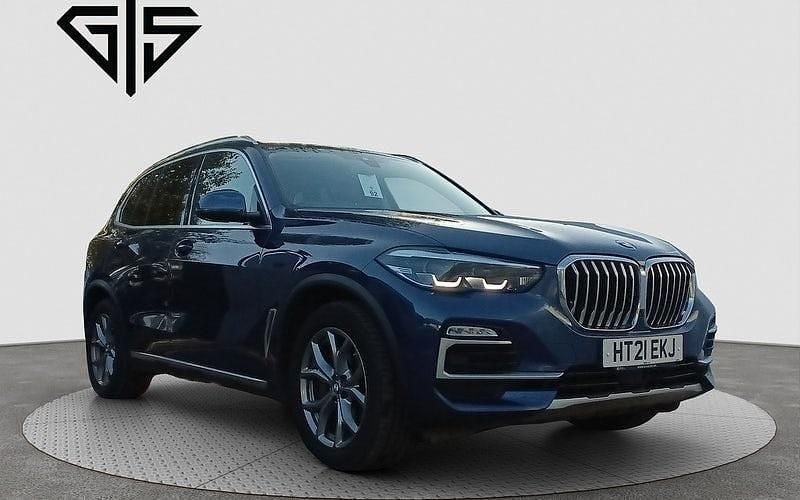Blue Used 2021 BMW X5 xLine SUV | £29,995 (Super price) - Image 1/4