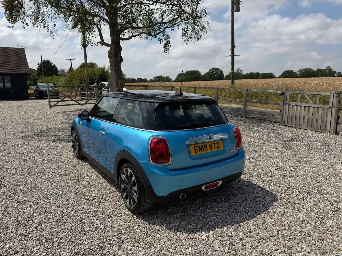 Used Mini Cooper Exclusive 2019 Blue Hatchback