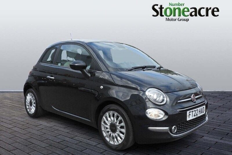Black Used 2022 Fiat 500 Dolcevita Hatchback | £8,995 (Fair price) - Image 1/1