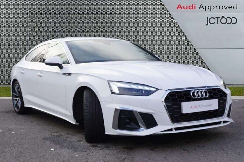 White Used 2023 Audi A5 Sportback S-Line Hatchback | £28,645 (Good price) - Image 1/4