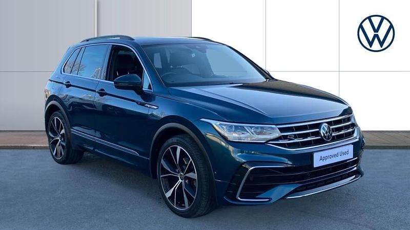 Used VW Tiguan R-line 150 HP (110 kW) 2021 Blue SUV