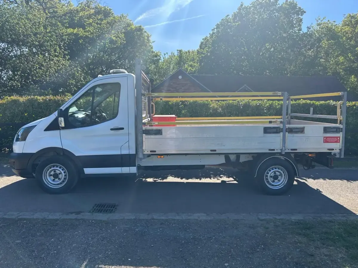 Used Ford Transit S 130 HP (95 kW) 2019 White Cabriolet