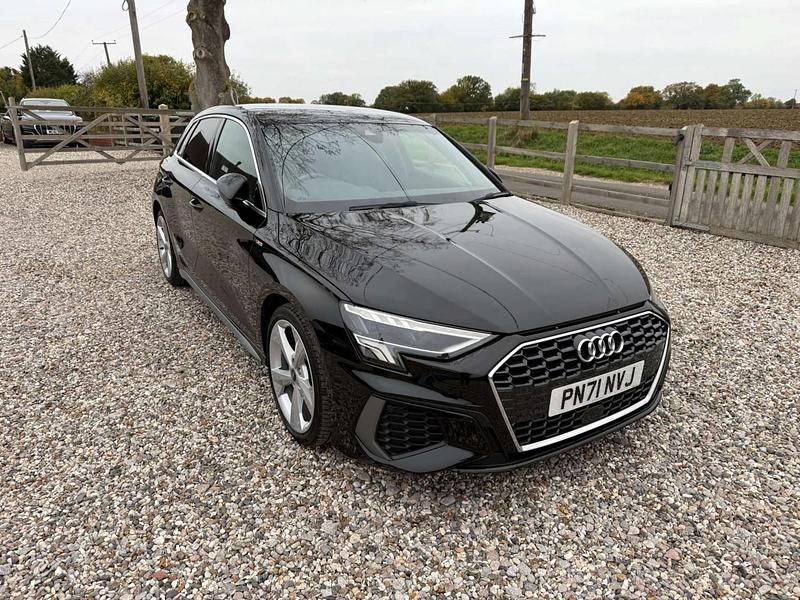 Black Used 2021 Audi A3 S-Line Hatchback | £13,246 (Super price) - Image 1/4