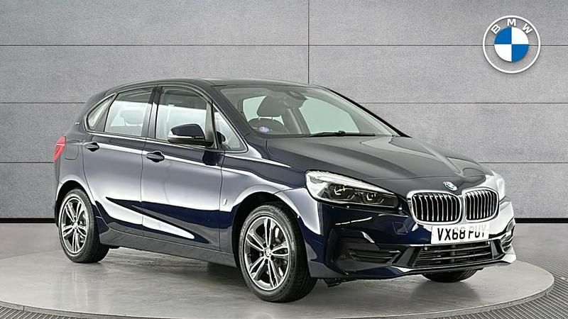 Used BMW 225 Active Tourer Sport Line 221 HP (162 kW) 2018 Blue MPV